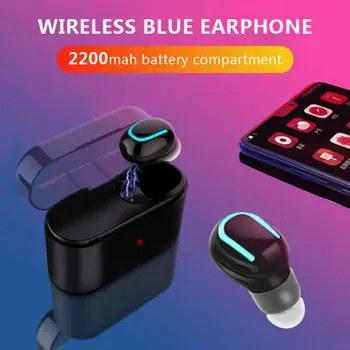 Dvojičky Bluetooth 5.0 Bezdrôtové Slúchadlá In-Ear Dual Slúchadlá TWS Headset S Mikrofónom Charge box Sport Herné Slúchadlá Handfree 2019