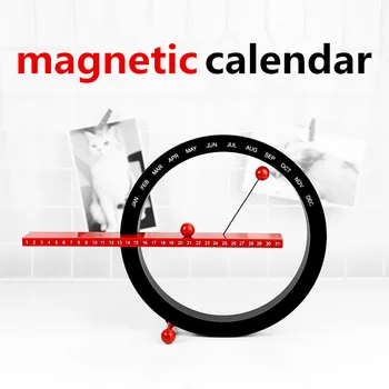 Kreatívne Zjednodušené Magnetický Kalendár Obsahovať Mesiac a Týždeň Office Dekorácie Stolový Kalendár Domova Remesiel Figúrky
