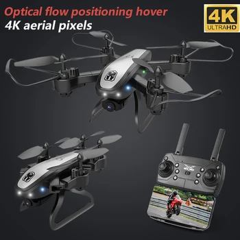 Smart 4K Drone Fotoaparát Quadrocopter Hučí S Kamerou HD Quadcopters WIFI FPV RC Vrtuľník Hračky na Diaľkové Ovládanie,