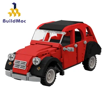 Červená čierna A modrá Technic Mini Stavebné Bloky Vozidla Assemable Vzdelávacie Hračka Detí Creatored Polície Kamión Auto Tehly Hračka