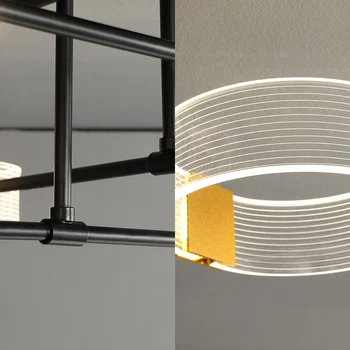 Moderné LED stropné svietidlá pre Obývacia izba, Spálňa štúdia kuchyňa stropné svietidlo Okrúhle Akryl tieni reštaurácia svietidlá