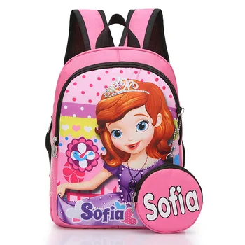 2 ks Disney princezná 3-6 rokov školskej+mince kabelku Mrazené Elsa dievča, chlapec kabelka deti batoh batoh mš