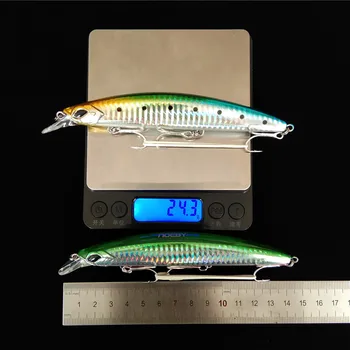 Noeby 5 ks 130 mm 23g Hlboký 1,5 m Dlhé Odlievanie Plávajúce Minnow Bass Fishing Lure Umelé Návnady