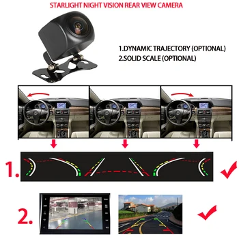 Pre Lexus RX450h RX350 RX270 2010~, auto fotoaparát hviezdne svetlo nočné videnie parkovacia kamera Hd rekordér CCD Podporu