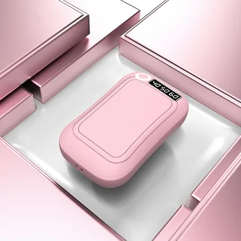 2 v 1 10000mAh Powerbank Mini Hand Warmer Ohrievač Poverbank Prenosná Nabíjačka pre Samsung S20 iPhone 11 Xiao Batérie Banky