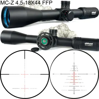 MC-Z 4.5-18X44 FFP Prvý Ohniskovej Rovine Optické Riflescope FFP riflescope Strane Paralaxy Z1000 Leptané Sklo Reticle Zámok Reset Rozsah