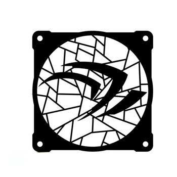 Akrylový Kryt 3ks/veľa DIY 12 cm*12cm Ventilátor Kryt použiť pre 120mm Chladič 120mm Ventilátor Pohode Logo pre Počítač Prípade Chladenie