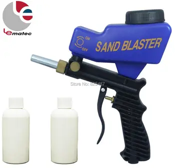 LEMATEC na vrhanie Piesku Zbraň Sandblaster s Dvoma Piesku Brúsivá sandblasting zbraň Taiwan Vyrobené Vysoko Kvalitné prenosné sandblaster