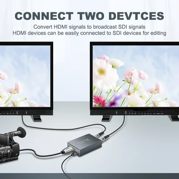 Mini HD 3G SDI na HDMI Prevodník, HDMI na SDI*2 Adaptér 3G Displeja 1080p s usb power HDMI Prepínač na SDI pre PS3/4 Smart box