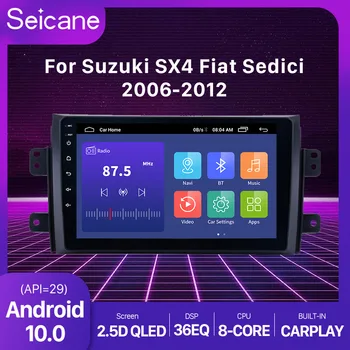 Seicane 2din Auto, Multimediálny Prehrávač, Android 10.0 API 29 4GB+64GB WIFI GPS Navi Pre Suzuki SX4 2006 2007 2008 2009 2010 2011 2012
