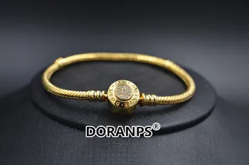 DORANPS Návrhár šperkov Reálne 925 sterling silver náramok pre žena, šarm, zlaté náramky ženy, takže jewelries dary
