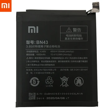 Nový, Originálny Reálne 4100mAh BN43 Batérie Pre Xiao Redmi Poznámka 4X 3G+32 G / Pre Redmi Poznámka 4 global Snapdragon 625 +Zadarmo Nástroj