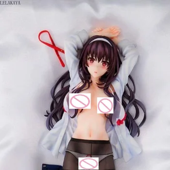 Saenai Hrdinka Č Sodatekata 23 cm Hot Japonskom Anime Akcie Obrázok Kasumigaoka Utaha Vankúš Ver. 1/7 PVC Sexy Dievča Model Úplne Nové