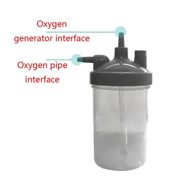 Fľaša na vodu Zvlhčovač Pohár pre Kyslíkový Koncentrátor Generátor Koncentrácia Stroj