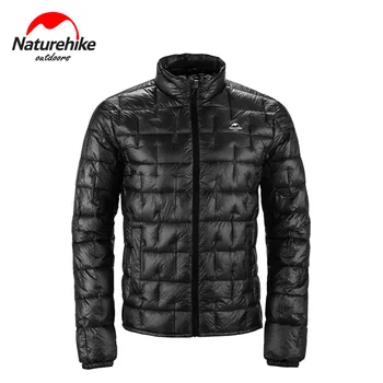 Naturehike 2019 Zimné Nová super ľahká teplá nadol bunda 1000FP pánske, dámske jesenné a zimné outdoorové ultralight nadol bunda
