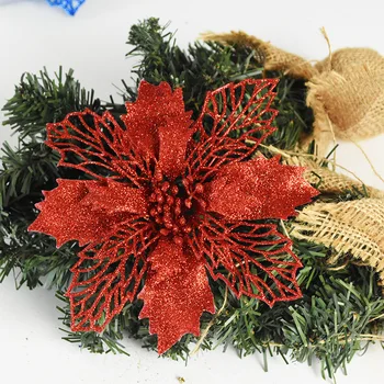 16 cm Veľké Umelé Kvety, Svadobné Dekorácie na Vianoce, Vianočný Strom domáce dekorácie, Nový Rok, Vianoce deco