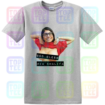 Mia Khalifa pornohviezda Zábavné Mens Vtip T-Shirt Darček k Narodeninám Unisex Tričko S-3Xl