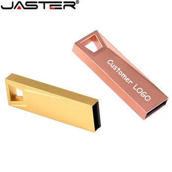 JASTER Mini pen drive 64 GB USB flash disk 32GB USB2.0 kl ' úč 16 GB 8 GB 4 GB USB kľúč 128 GB s darček krúžok na najnovšie U diskov