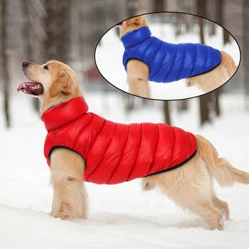 Teplé Zahustiť Psa Bunda Oblečenie Pre Stredne Veľké Psy Pet Francúzsky Buldog Veľký Pes Oblečenie Kabát Zimný Pet Oblečenie Vesta Nepremokavá