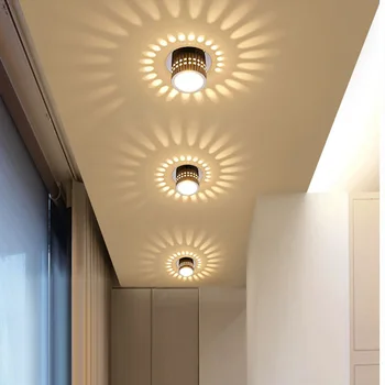 Moderné Farebné Svetlo Koridoru Lampa Verandu Lampa Spálne, Obývacia Izba, Kuchyňa Čítanie Tvorivé Led Stropné Svietidlo