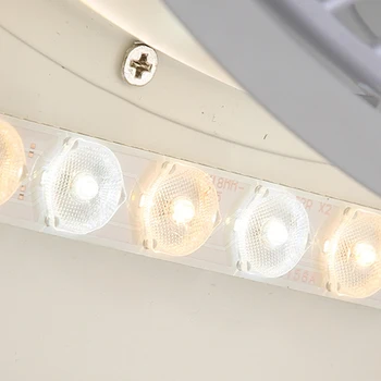 LED stropné Ventilátory lampa s stmievanie diaľkové ovládanie Neviditeľné Listy 58 cm svetlo moderné domáce dekorácie Svietidlo APLIKÁCIE Ovládanie