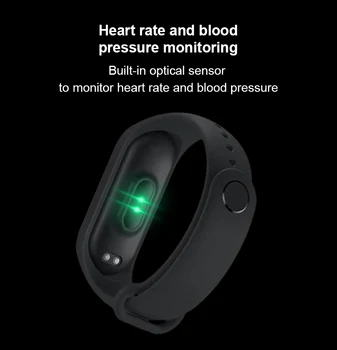Nové M5 Smart Hodinky Muži Ženy Bluetooth Sledovať Fitness Sport Tracker Hovor Smartwatch Prehrávanie Hudby Náramok Náramok Pre Ios A Android