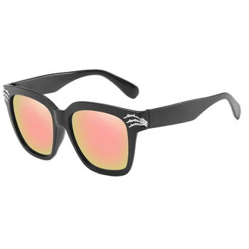 2019 Námestie slnečné Okuliare SKULL Logo Unisex Plastového Rámu Živice Objektív Čierne Slnečné Okuliare Muž oculos Značky Dizajnér