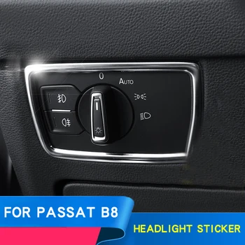 Pre Volkswagen Passat B8, Prestavba Interiéru Pásy Svetlometu Prepnúť Panel Rám Patch Passat B8 Variant Čalúnenie Pás Príslušenstvo