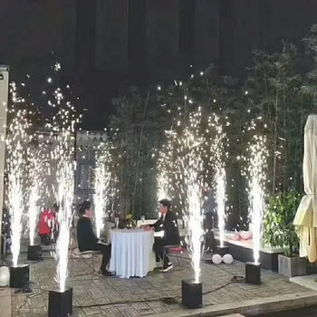 500w elektrické sparkler plameň ohňa stroj sparkler 2m výška špeciálne coldfireworks DMX 512 ,rotácia ovládanie pre fáze svadbu