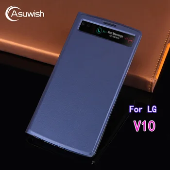 Flip Kožený Kryt Telefónu Prípade Pre LG V10 H901 H960 H960A H961S F600 V 10 5.7
