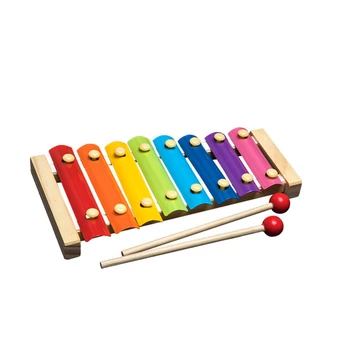 Deti Montessori Drevené Hračky Rainbow Bloky Dieťa Vzdelávacie Hračka Baby Music Hrkálky Grafické Farebné Drevené Kocky, Vzdelávacie Hračka