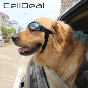 Štyri Farby Wild Skladacia Nastaviteľná Zábavné Pet Vetru Pes Príslušenstvo Ochrana UV slnečné Okuliare Cutie Užitočné Pet Okuliare
