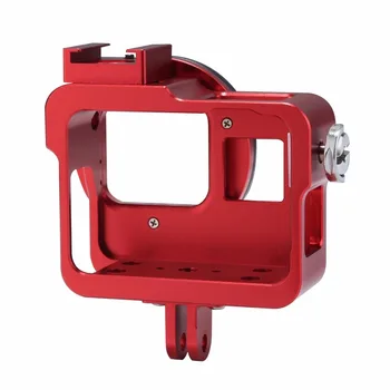 PULUZ Bývanie Shell pre GoPro HERO 7 Black 6 5 Pevného Fotoaparát Klietky 52mm UV Objektív Filter pre GoPro Hero 2018 Kamery Príslušenstvo
