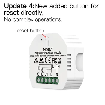 Tuya ZigBee 3.0 Smart Light Switch Modul Smart Života/Tuya Bezdrôtové Diaľkové Ovládanie, Práca S Alexa Domovská Stránka Google Hlasové Ovládanie