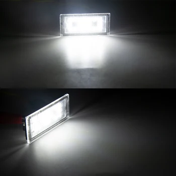 2 ks CANBUS Žiadne Chybové LED špz Osvetlenie Žiarovka Číslo Svetlo Pre BMW 7 Series E65 E66 2006-2008