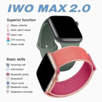 IWO MAX 2.0 X7 Smart Hodinky 2020 Bluetooth Hovor plne Dotykový Displej Športové Fitness Sledovanie Srdcovej frekvencie X7 Smartwatch PK-T500 IWO 13