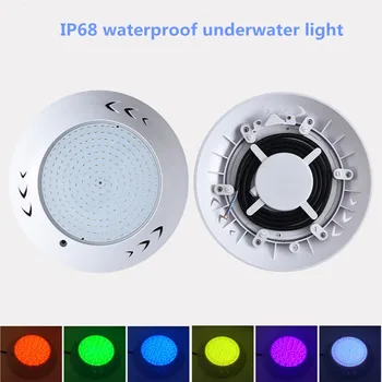 LED Živice Bazén Svietidlá IP68 Vodotesné Podvodné Svetlo 12V na Stenu Lampa RGB Farby Premenlivé Svetlá 35W maximálne 45 w 54W