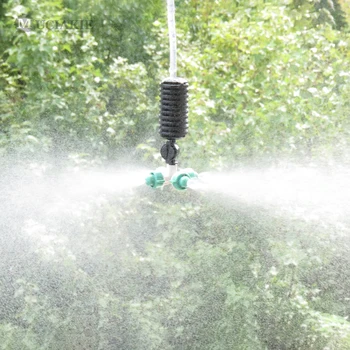 5 Súpravy, Záhradný Skleník Fogger je Vodné Chladenie Zvlhčovanie Zavlažovanie Kit Systém Zavlažovania Kríž Misting Spinkler Tryska Sprej