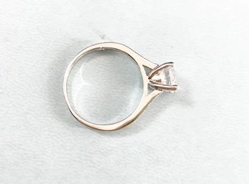 90% OFF! S Certifikát Luxusné Narutal 925 Pevný Strieborný Prsteň Topaz 1ct Zirconia Diamond Snubné Prstene Ženy Jemné Šperky