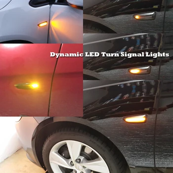 2x led sekvenčné blinker zapnite indikátor signálu svetlá na Opel Astra Astra J K Crossland X Insígnie B Zafira Tourer Grandland X