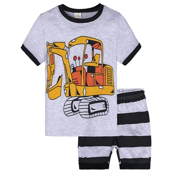 Dieťa Chlapcov, Oblečenie Sady Roztomilý Letné T-Shirt Cartoon Deti, Chlapcov, Šaty, Oblek pre Deti, Oblečenie Dve-kus Pre Dieťa Chlapec Oblečenie