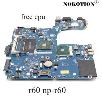 NOKOTION Notebook základná Doska pre SAMSUNG R60 Plus NP-R60Y BA92-04772A Doske RS600ME SB600 DDR2 Zadarmo cpu