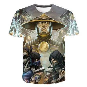 Mortal Kombat 3D T Shirt Muži Ženy T-Shirt 2020 Bojová Hra MK Streetwear Deti Tee Tričko Krátky Rukáv Chlapec Dievča Deti Tshirt