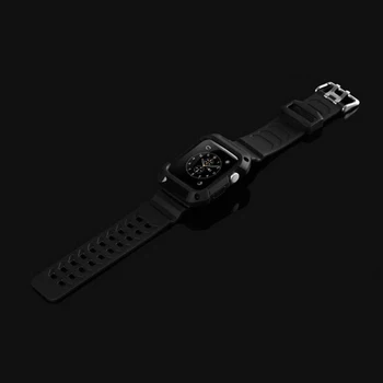 Silikónové puzdro+pútko pre apple hodinky 4 5 kapela 44 mm 40 mm iwatch pulseira 42mm 38mm 5/4/3/2/1 gumy wristbelt watchband&kryt