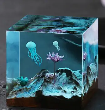 14 Ks 3D Ocean Medúzy Modelovanie Živice Formy Na Oceán Tému Výplne DIY Plniace Materiály, DIY, Takže Nájsť Príslušenstvo
