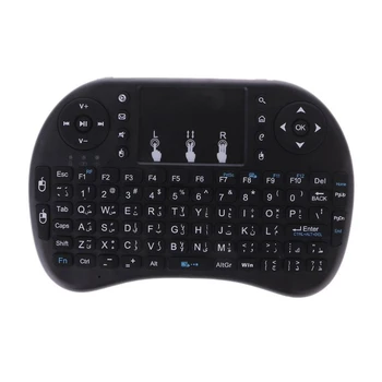 Ruský i8 2.4 GHz Wireless Keyboard Vzduchu Myši Touchpad pre Android TV BOX PC