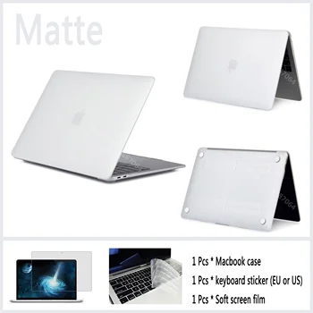 Notebook Prípad Pre MacBook Air Pro Retina 11 12 13.3 15.4 16-palcové pre 2018`2019`2020 Nové Air Pro 13 A1932 A2179 A2251 Dotyk Bar ID