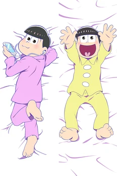 Horúce anime Pán Osomatsu v pohode chlapec Osomatsu Matsuno Karamatsu Matsuno & Chibita vankúš Osomatsu-san telo obliečka na Vankúš