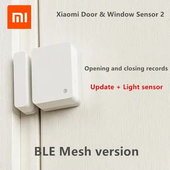 Pôvodný Xiao Smart Dvere, Okno, Senzor 2 bluetooth 5.1 Svetlo Detekciu Otvorenia Uzávierky Záznamy Nadčas Neuzatvorené Pripomienky