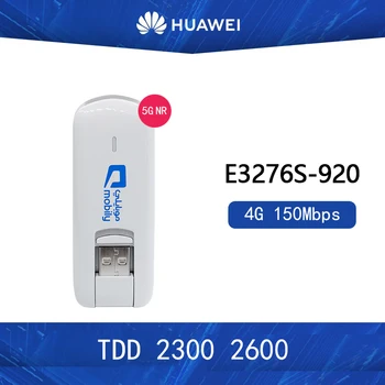 Odomknutý Huawei E3276S-920 E3276s 4G LTE Modem 150Mbps WCDMA TDD 2300/2600MHZ Bezdrôtové pripojenie USB Dongle